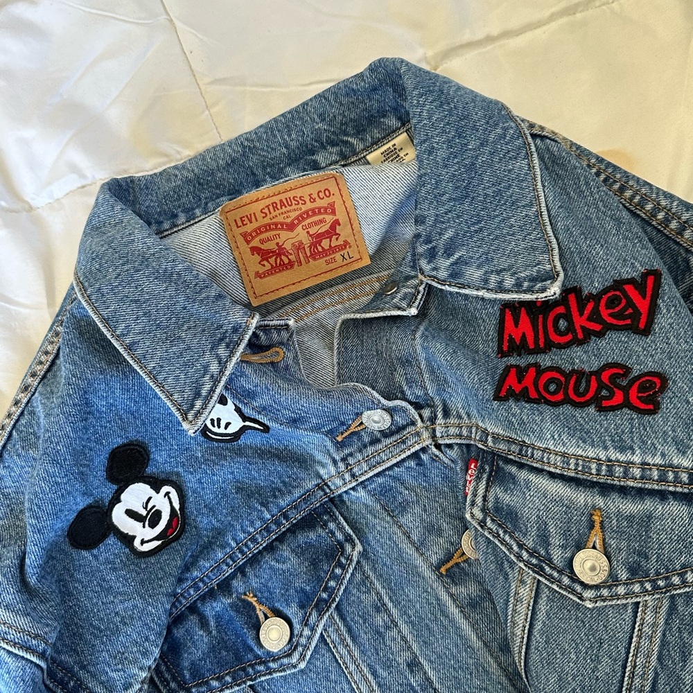 Levi’s Mickey Mouse Denim Jacket - image 1